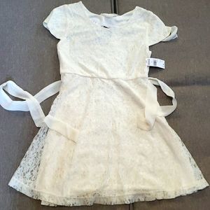 CBR dress lacy ivory colored new